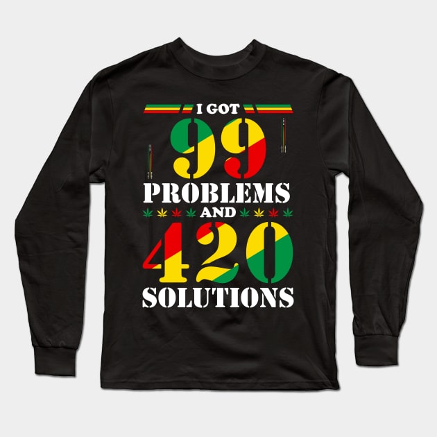 420 Solutions Long Sleeve T-Shirt by machmigo